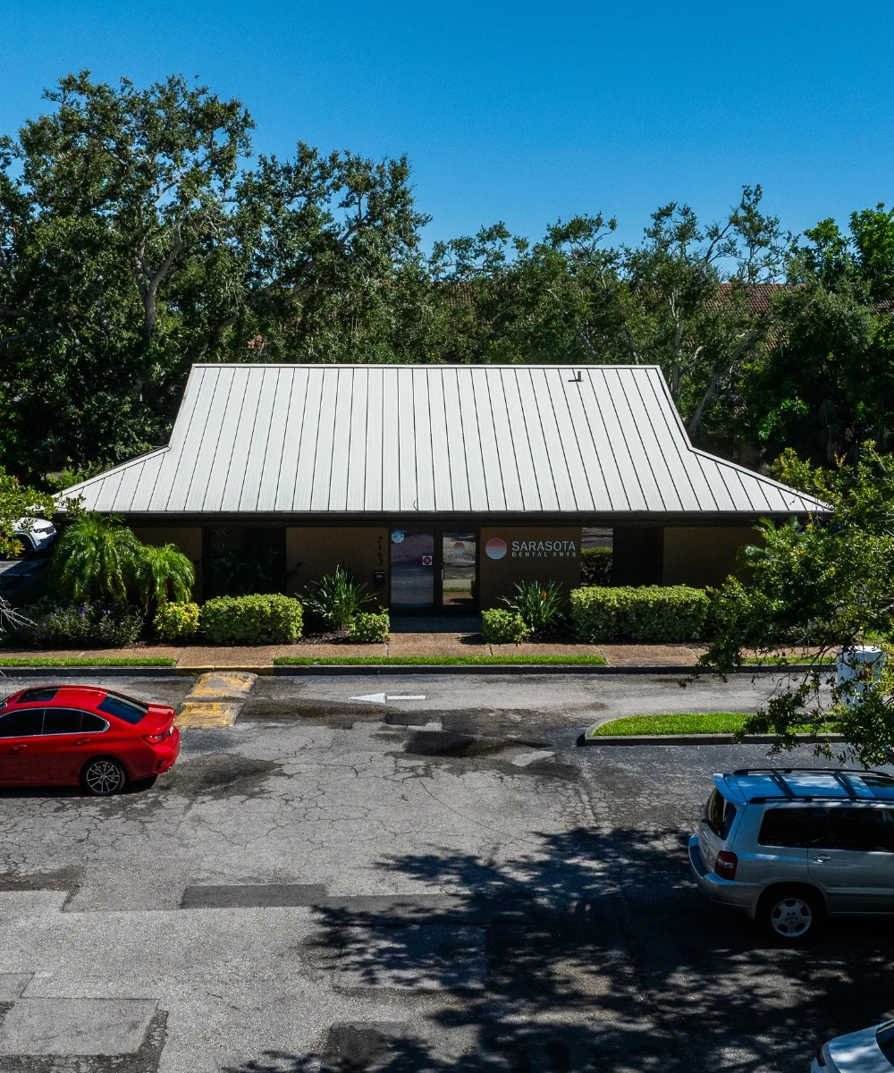 Modern and welcoming reception area at Sarasota Dental Arts